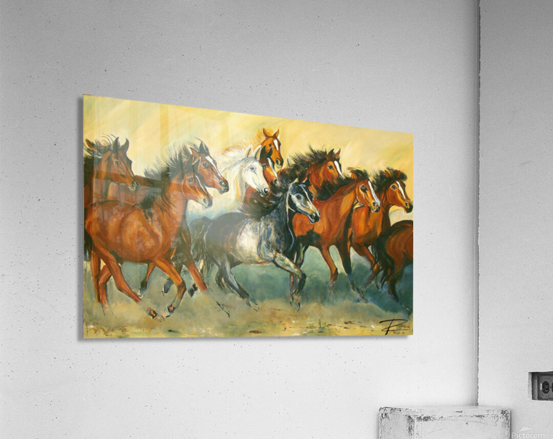 Stampede Acrylic Print