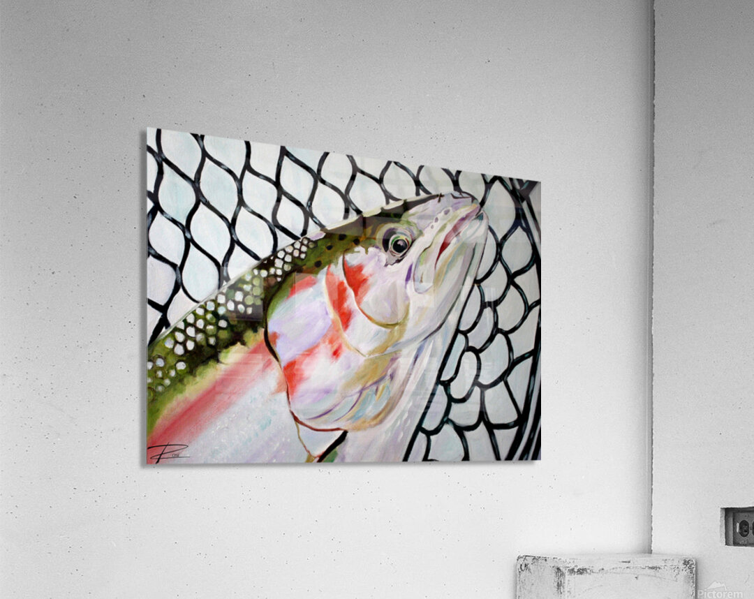 Netted Steelhead Acrylic Print