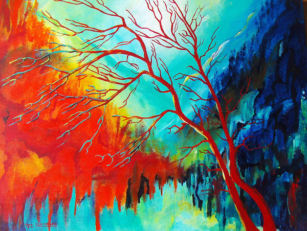 The Red Tree Print