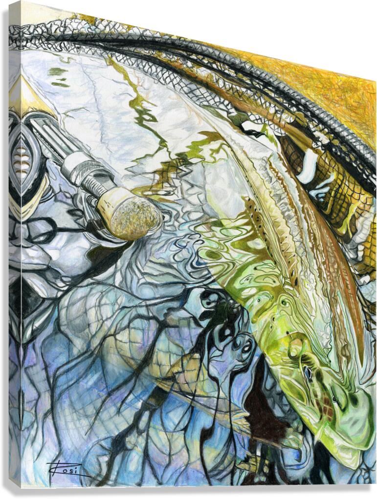 Lake Run Brownie Canvas Print