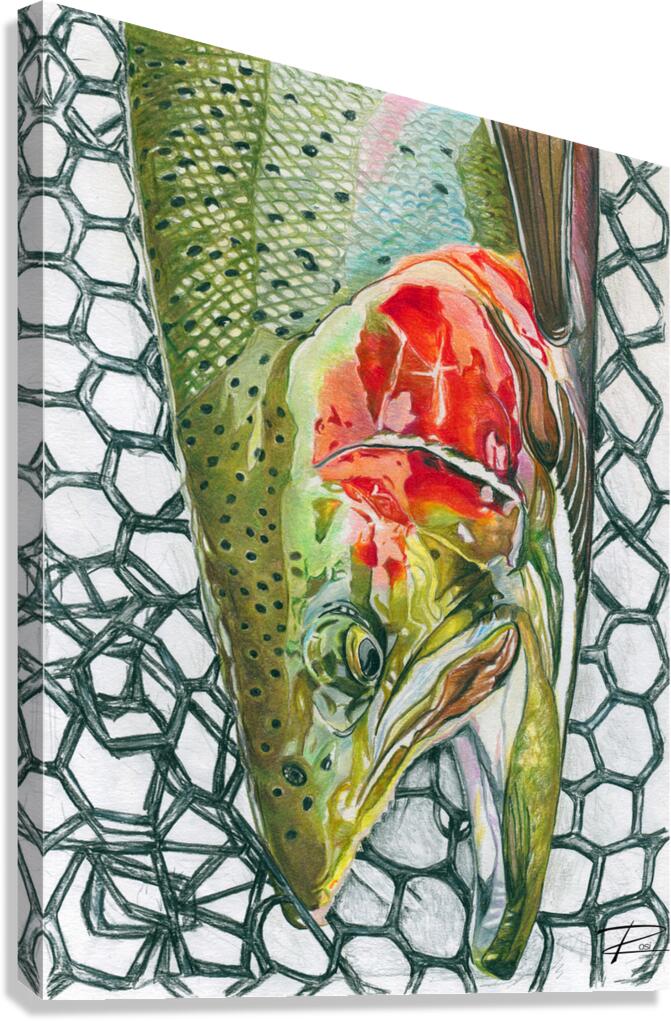 Metallic Steel Canvas Print