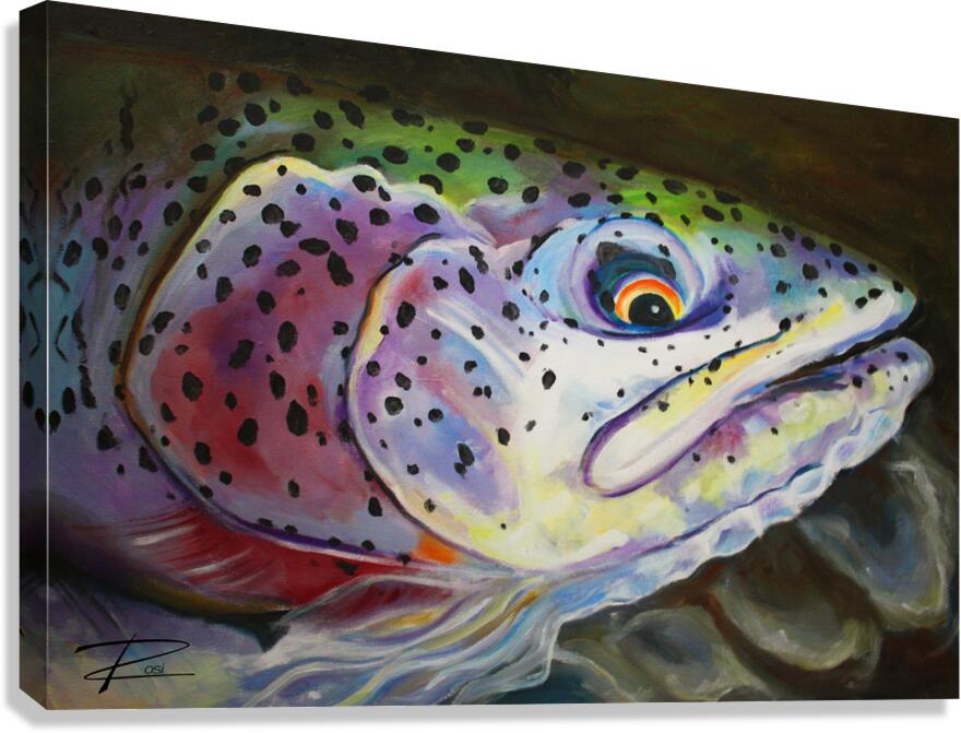 Leopard Trout Canvas Print