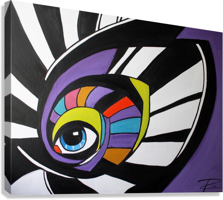 Looking Upstairs Canvas Print