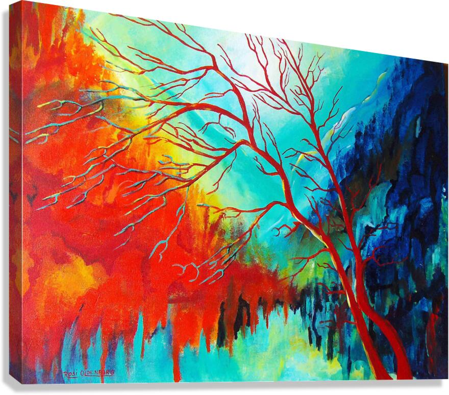 The Red Tree Canvas Print