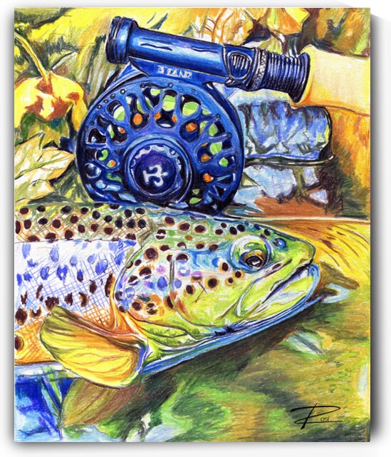 Brown with Rod by Rosi Oldenburg