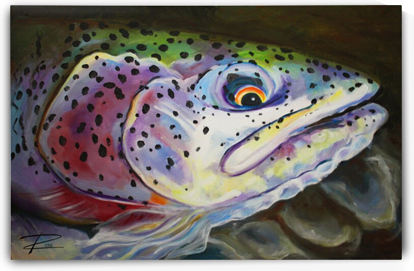Leopard Trout by Rosi Oldenburg