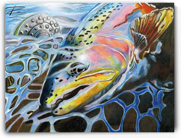 Reel Reflection II by Rosi Oldenburg