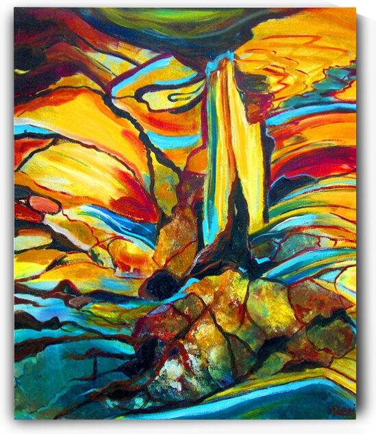 Golden Peaks by Rosi Oldenburg