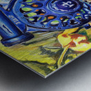 Brown with Rod Metal print