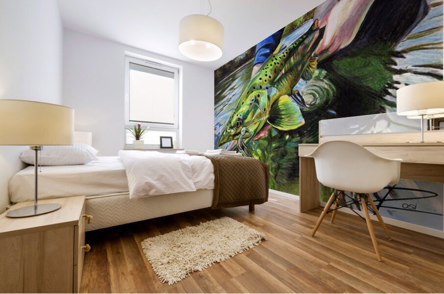 Brownie Release Mural print