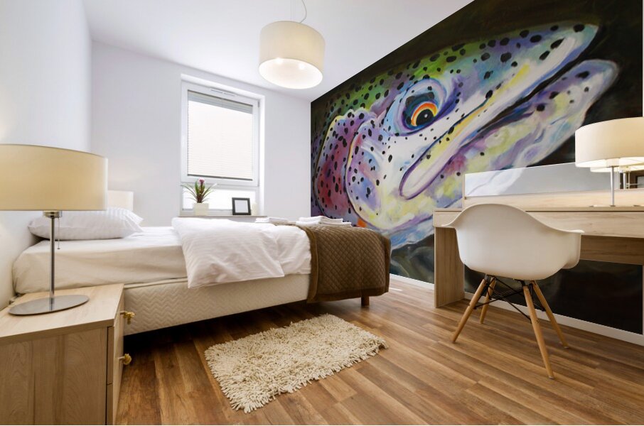 Leopard Trout Mural print