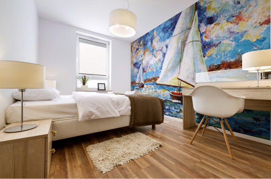 Sailboat Mural print