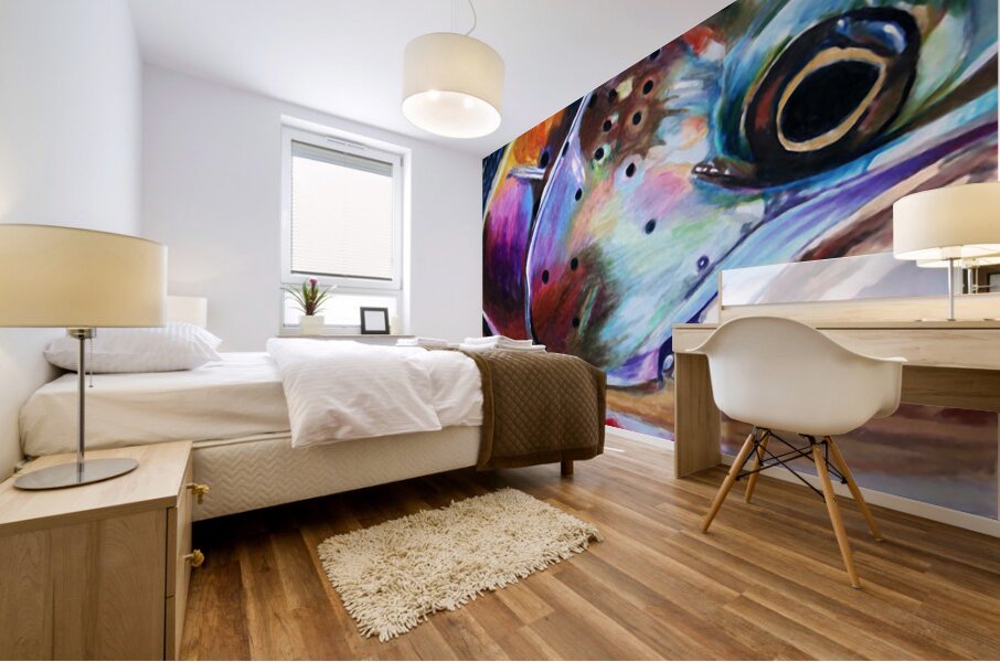 STEELHEAD CLOSEUP  Mural print