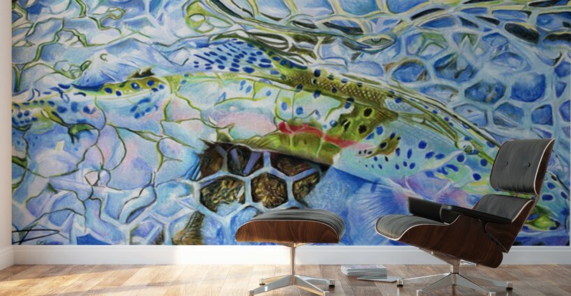 Rainbow Blues Wall Murals