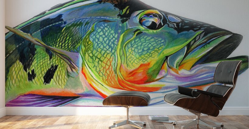 Peacock Bass Wall Murals