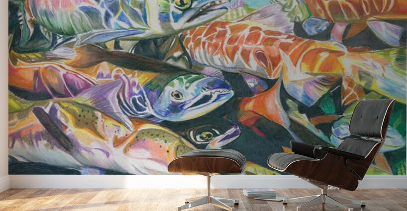 Swarmed Wall Murals