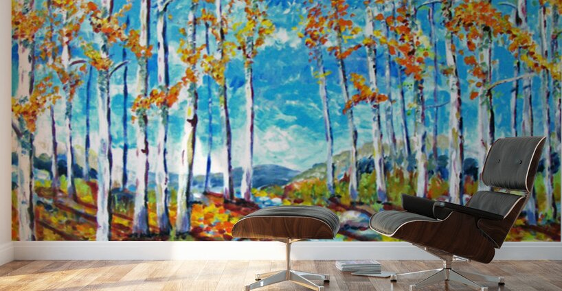 Aspens 2 Wall Murals