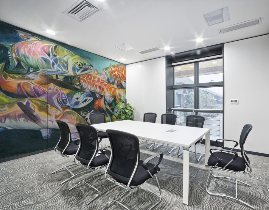 Swarmed Wall Printing