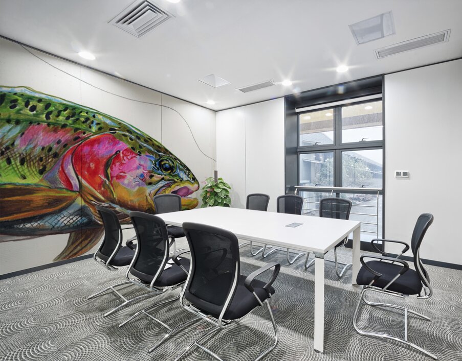 Rainbow II Wall Printing