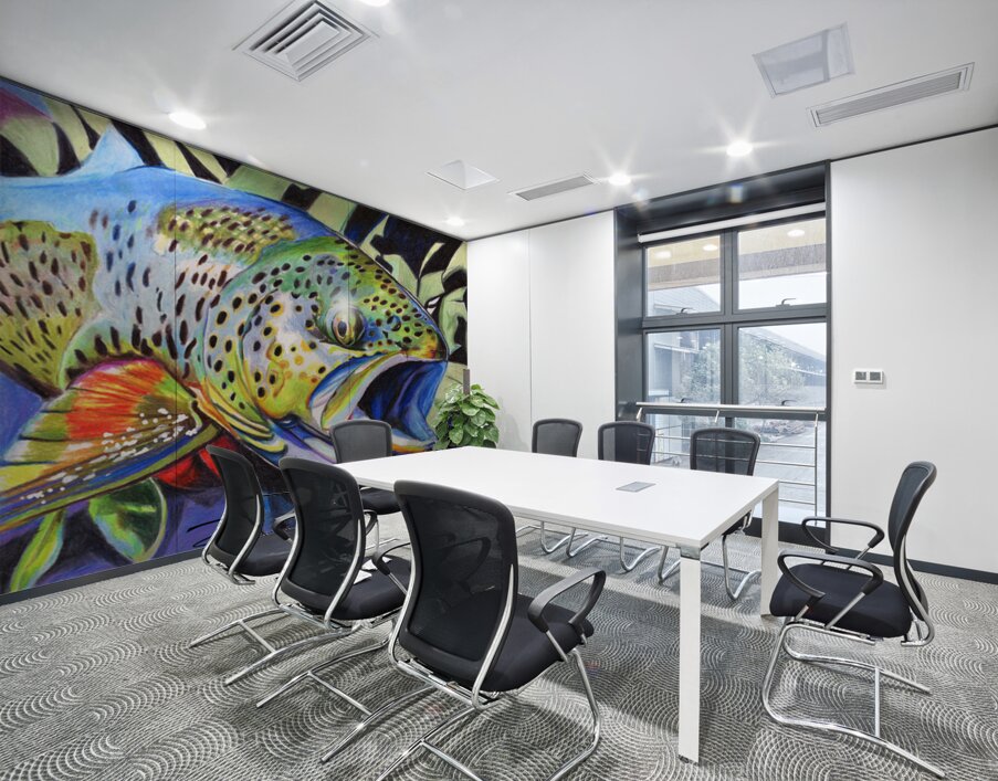 Rainbow Wall Printing