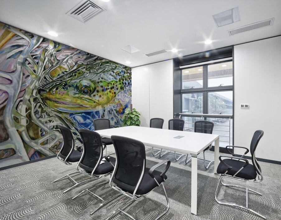 Netted Wall Printing