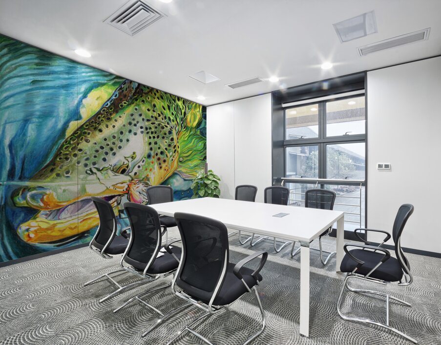 Fighting Brownie Wall Printing