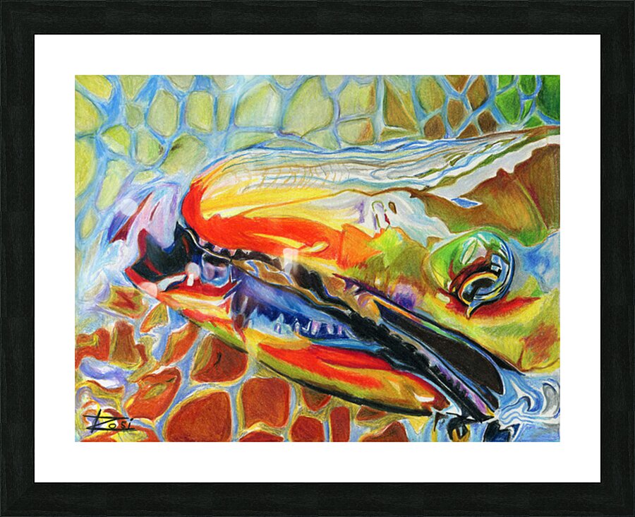 Dolly Varden II Picture Frame print