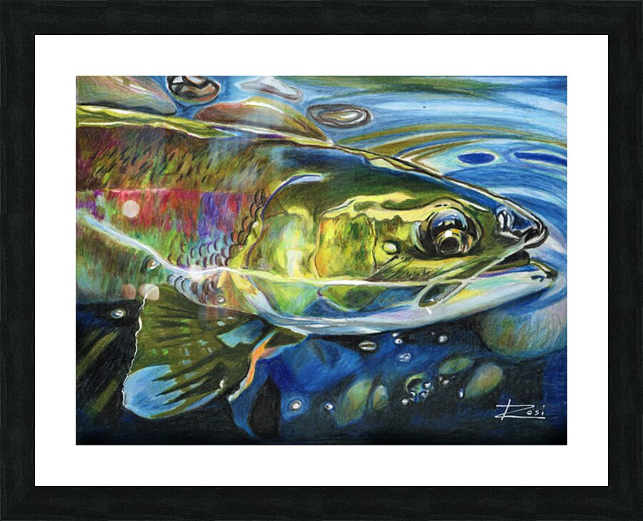 Stranded Picture Frame print