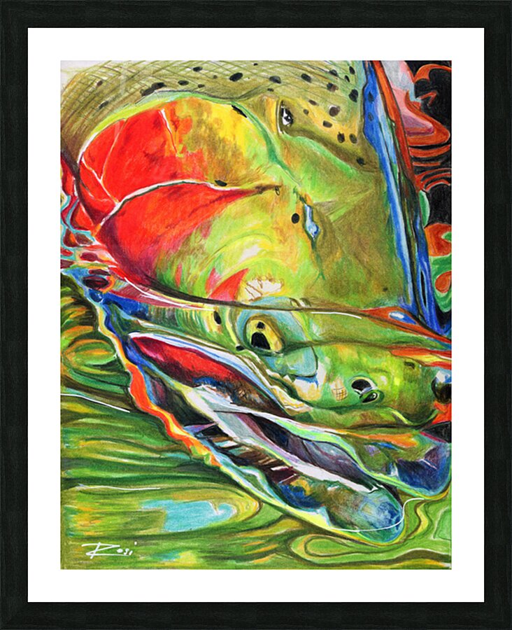 Rippled II Picture Frame print