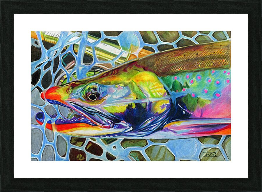 Dolly Varden IV Picture Frame print