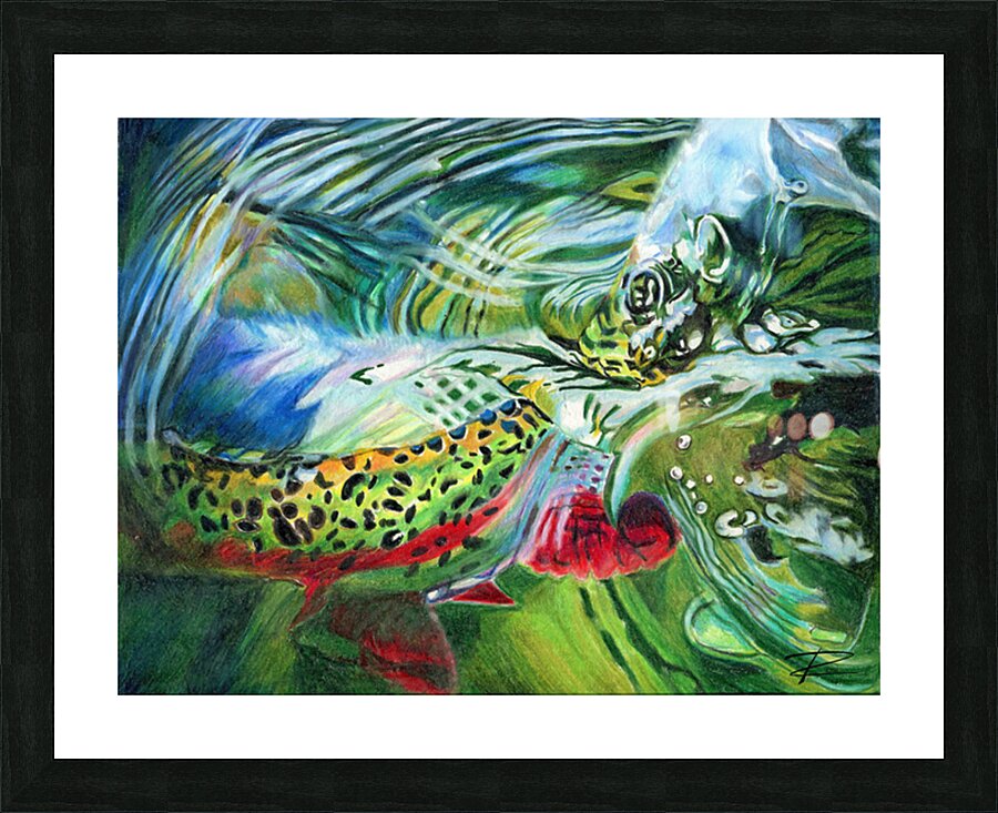 Rainbow Release Picture Frame print