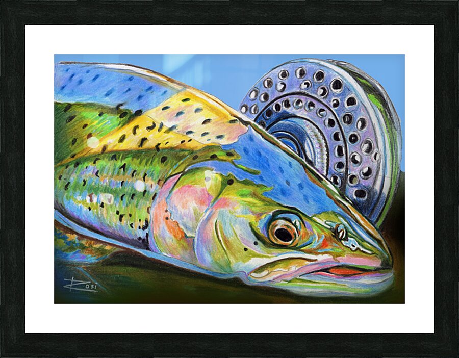 Reel Reflection Picture Frame print