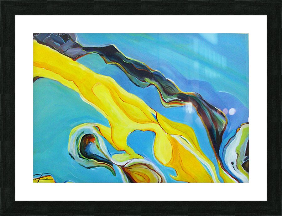 African Rock Picture Frame print