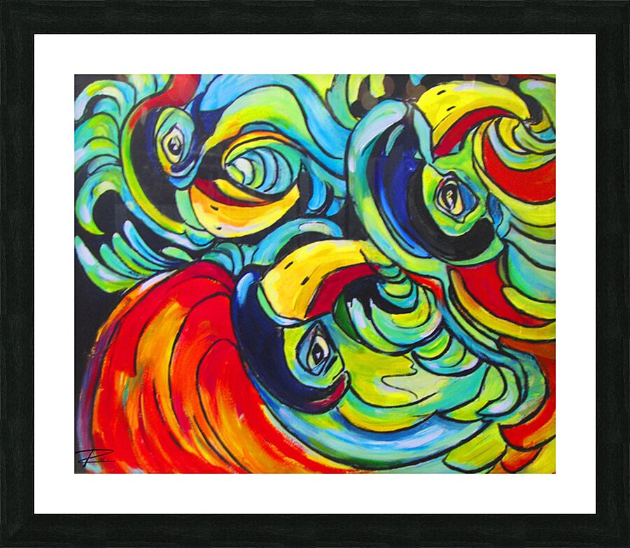 Papaguy Picture Frame print