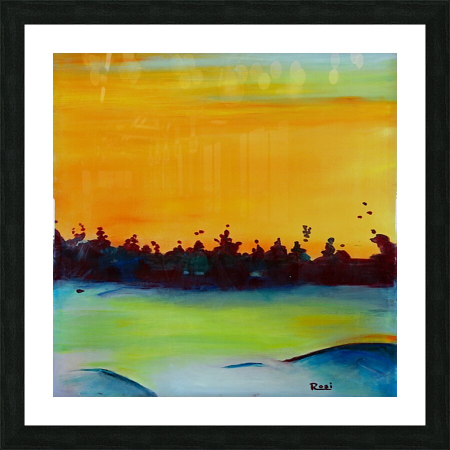 Sunset Picture Frame print