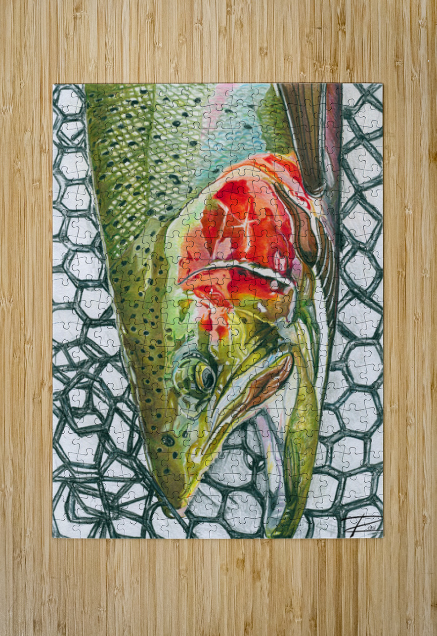 Metallic Steel Rosi Oldenburg Puzzle printing