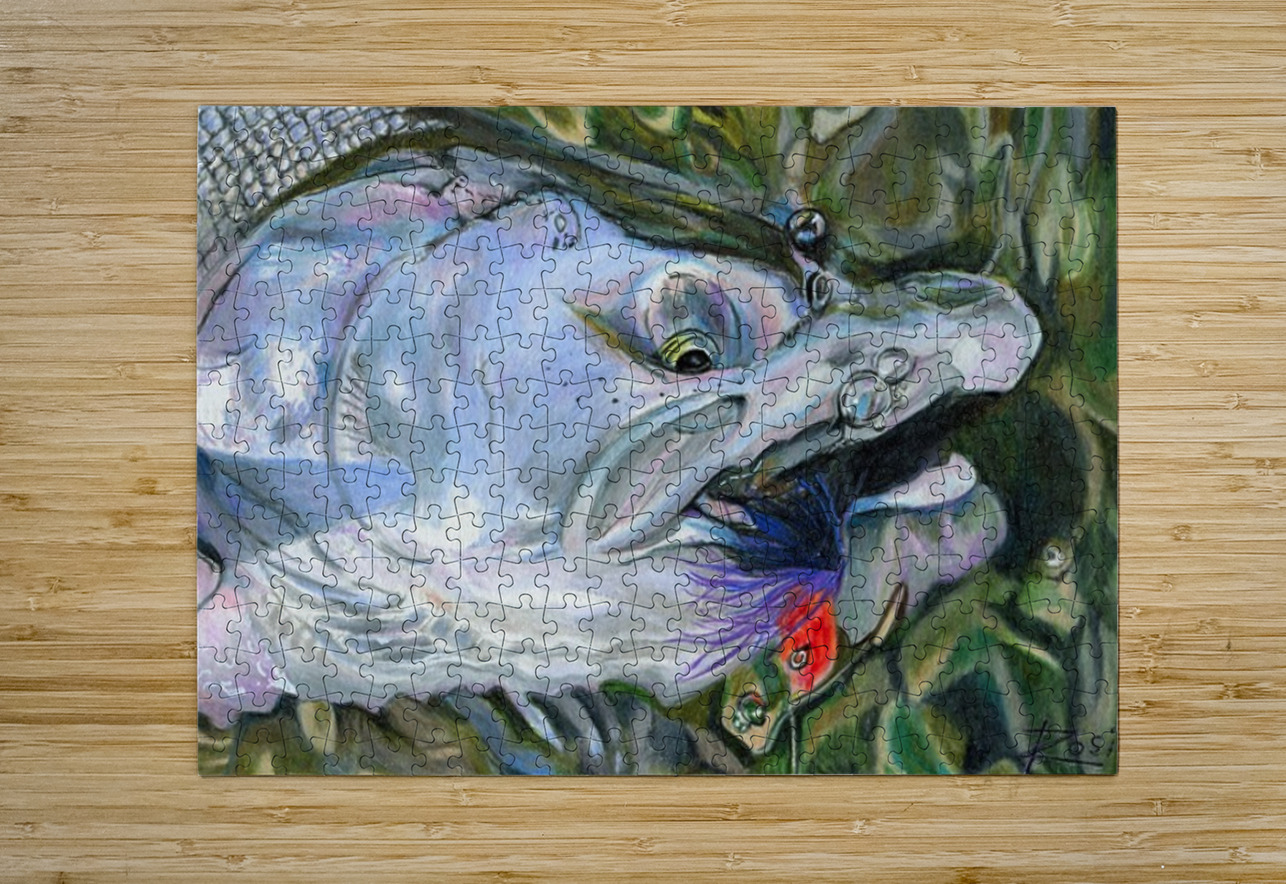 Silver Coho Rosi Oldenburg Puzzle printing