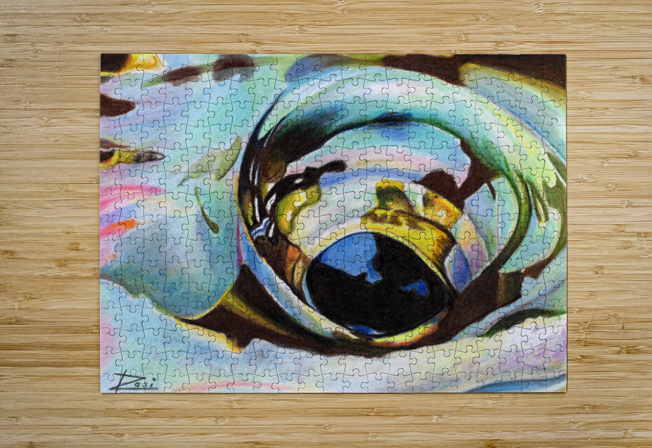 Alaskan Rainbow Eye Rosi Oldenburg Puzzle printing