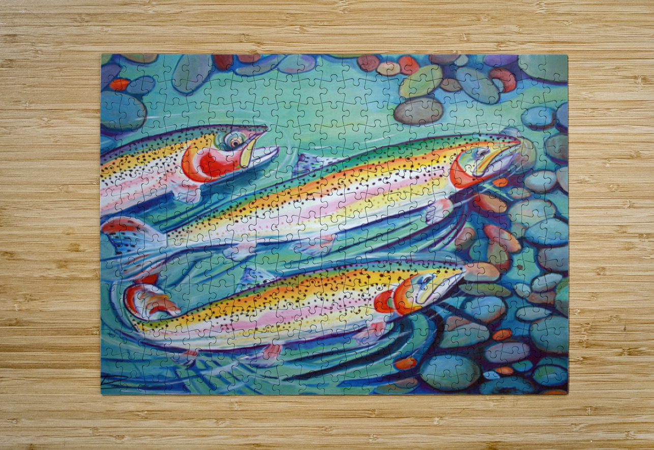 Trout Invasion Rosi Oldenburg Puzzle printing