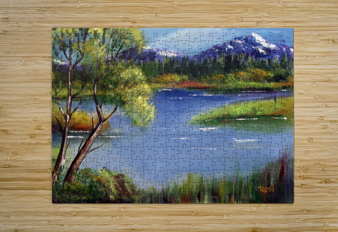 Purple Mountain Rosi Oldenburg Puzzle printing