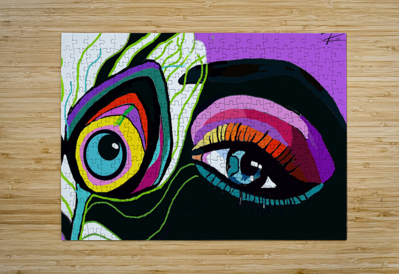 Crazy Peacock Rosi Oldenburg Puzzle printing