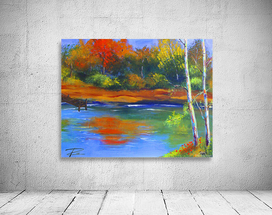 Fall Lake Wall Preview