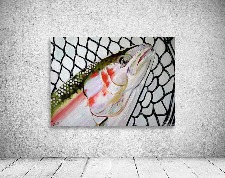 Netted Steelhead Wall Preview