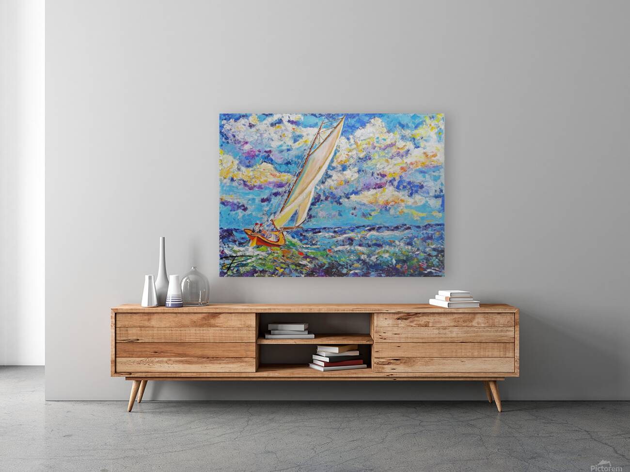 Sailing the Storm Reproduction