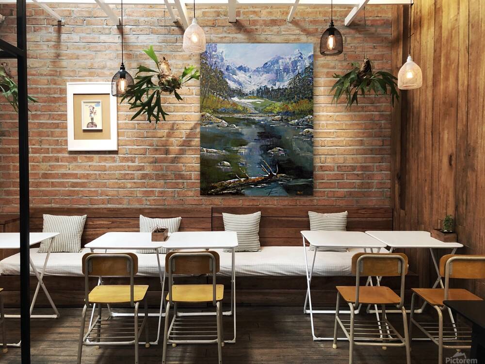 Mountain Vista Reproduction