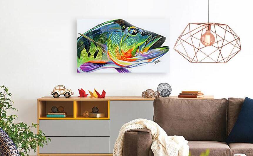 Peacock Bass by Rosi Oldenburg