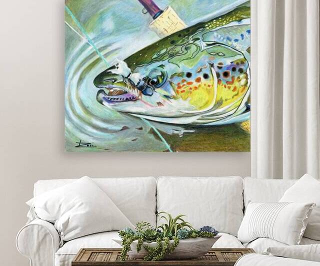 Atlantic Salmon Dry Fly by Rosi Oldenburg