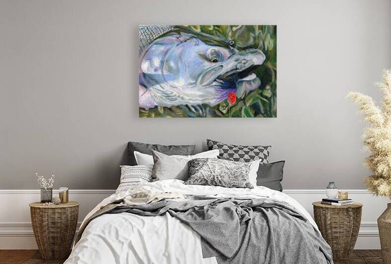 Silver Coho by Rosi Oldenburg