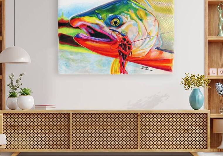 Coho Salmon by Rosi Oldenburg