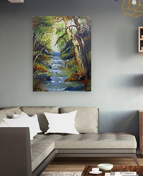 Shady Falls by Rosi Oldenburg